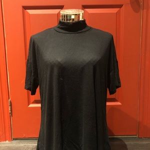 1 black, 1 grey- Gap High Neck Tees